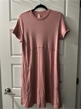 Kit and Ace Women's Short Sleeve Pink Dress
